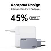 Incarcator USB, Type-C, GaN, 100W, 3A, QC4.0+, PD3.0 - Ugreen Nexode Pro X757 (25874) - Grey