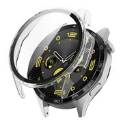Set de Protecție 360° pentru Huawei Watch GT 4 (46mm) – Carcasa + Folie din Sticla Securizata, Claritate HD, Design Elegant - Clear