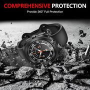 Set de Protecție 360° pentru Samsung Galaxy Watch Ultra (47mm) – Carcasa + Folie din Sticla Securizata, Claritate HD, Design Elegant