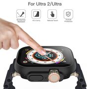 Set de Protecție 360° pentru Apple Watch Ultra / Ultra 2 – Carcasa + Folie din Sticla Securizata, Claritate HD, Design Elegant