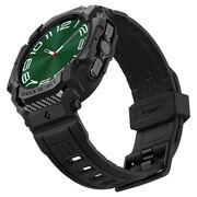 Husa pentru Samsung Galaxy Watch Ultra 47mm + Curea - Spigen Rugged Armor Pro - Black