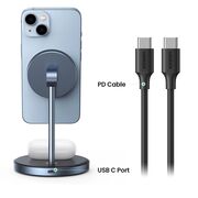 Statie de Alimentare Telefon, Casti, 20W -  Ugreen CD317 (90668) - Black
