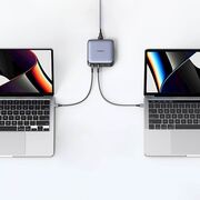 Statie incarcare 100W, USB, 3x Type-C, Fast Charge, Cablu Inclus - Ugreen CD328 (90928) - Grey