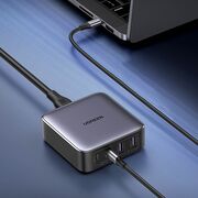 Statie incarcare 65W, 2x USB, 2x Type-C, Cablu Inclus, 2m - Ugreen CD327 (90747) - Grey