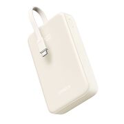Baterie Externa USB, USB-C cu Cablu Type-C, 20000mAh, Fast Charging, 22.5W, 5V/3A - Ugreen PB505 (35340) - Beige