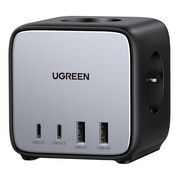 Incarcator Retea, Prelungitor 7 in 1, 2x USB-C, 2x USB, 3x AC, 2990W, 13A, PD65W - Ugreen  DigiNest Cube CD268 (60113) - Black