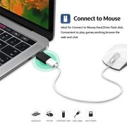 Adaptoare USB to Type-C, 3A, Aluminiu (set 2) - TriVoltX (A13) - Black