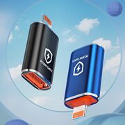 Adaptor USB-A la Lightning, 5Gbps, Aluminiu - HyperPort (A6) - Black / Orange