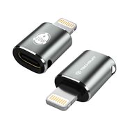 Adaptor USB-C la Lightning, 3A, Aluminiu - TitanCoreX (A11) - Gray