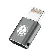 Adaptor USB-C la Lightning, 3A, Aluminiu - TitanCoreX (A11) - Gray