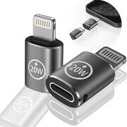 Adaptor USB-C la Lightning, 3A, Aluminiu - TitanCoreX (A11) - Gray