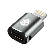 Adaptor USB-C la Lightning, 3A, Aluminiu - TitanCoreX (A11) - Gray