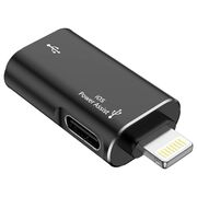 Adaptor USB la Lightning, Aluminiu - AluVoltX (A18) - Black