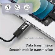 Adaptor USB la Type-C, 10Gbps, Aluminiu - AluCoreX (A14) - Black