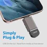 Adaptor USB la Type-C, 5Gbps, 3A, Aluminiu - SlateVolt (A10) - Gray