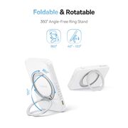 Acumulator Extern Type-C, Qi2, 20W, 5000mAh, with Cable Type-C - Baseus PicoGo (P10076800213-01) - White