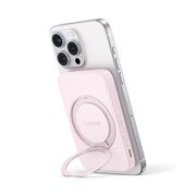 Acumulator Extern Type-C, Qi2, 20W, 5000mAh, with Cable Type-C - Baseus PicoGo (P10076800213-01) - Pink
