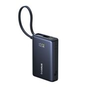 Baterie externa 10000mAh Type-C, USB, 45W, Fast Charging, Cablu Type-C - Baseus PicoGo (P10076803123-00) - Black