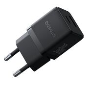 Incarcator EU USB, Type-C, 1m, 30W - Baseus Palm (P1011160A113-00) - Cluster Black