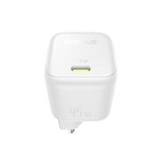 Alimentator pentru Priza, 45W, USB-C, GaN -  Baseus PicoGo (P10176800213-00) - Moon White