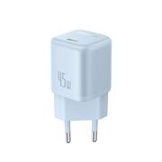 Alimentator pentru Priza, 45W, USB-C, GaN -  Baseus PicoGo (P10176800313-00) - Galaxy Blue