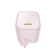 Alimentator pentru Priza, 45W, USB-C, GaN -  Baseus PicoGo (P10176800413-00) - Baby Pink