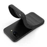 Husa pentru  Google Pixel 9A Liquid Silicone, Microfibre Lining, Non-Slip Airbag Design, Negru