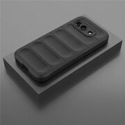Husa pentru  Google Pixel 9A Liquid Silicone, Microfibre Lining, Non-Slip Airbag Design, Negru