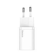 Incarcator Priza, USB-C, 25W - Baseus Super Si 1C (CCSP020102) - White
