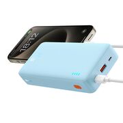 Acumulator Extern USB, Type-C, Micro-USB, 20W, 20000mAh - Baseus Airpow (P10022804313-00) - Galaxy Blue
