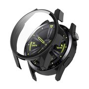 Set de Protecție 360° pentru Huawei Watch GT 3 (42mm) – Carcasa cu protectie ecran, Claritate HD, Design Elegant - Negru