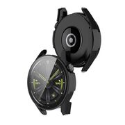 Set de Protecție 360° pentru Huawei Watch GT 3 (46mm) – Carcasa cu protectie ecran, Claritate HD, Design Elegant - Negru