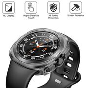 Set de Protecție 360° pentru Samsung Galaxy Watch Ultra (47mm) – Carcasa cu protectie ecran, Claritate HD, Design Elegant - Transparent