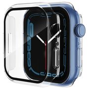 Set de Protecție 360° pentru Apple Watch 7 (45mm) – Carcasa cu protectie ecran, Claritate HD, Design Elegant - Transparent