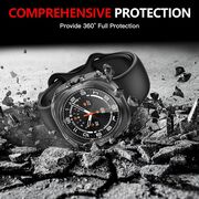 Set de Protecție 360° pentru Samsung Galaxy Watch Ultra (47mm) – Carcasa cu protectie ecran, Claritate HD, Design Elegant - Transparent
