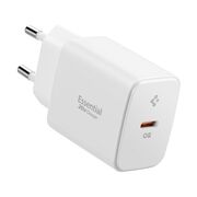 Incarcator pentru Priza, 20W, Type-C, GaN, Fast Charging - Spigen Essential (EE201EU) - White