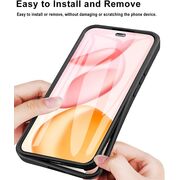 Set 360: Husa cu folie integrata pentru  Honor 400 Pro Protectie 360 fata / spate - Mov