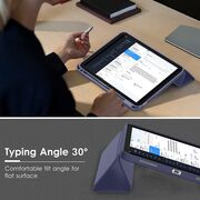 Husa pentru  Xiaomi Redmi Pad 2 Soft Shell cu functie wake-up/sleep si compartiment pentru stylus, tip stand - Dark blue