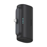 Power Bank pentru Telefon, Lightning, 20W, 5000mAh, Cablu Type-C - Baseus (P10068307413-00) - Black
