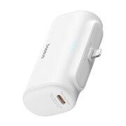 Power Bank pentru Telefon, Lightning, 20W, 5000mAh, Cablu Type-C - Baseus (P10068307413-00) - White