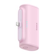 Power Bank pentru Telefon, Lightning, 20W, 5000mAh, Cablu Type-C - Baseus (P10068307413-00) - Baby Pink