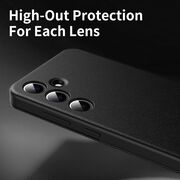 Husa pentru  Samsung Galaxy S24+ Plus Smart Window View Tip Carte – Design Premium, Vizualizare Inteligenta, Protectie 360°, Card Slot, Textura Mata Eleganta - Negru