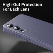 Husa pentru  Samsung Galaxy S25 Edge Smart Window View Tip Carte – Design Premium, Vizualizare Inteligenta, Protectie 360°, Card Slot, Textura Mata Eleganta - Mov