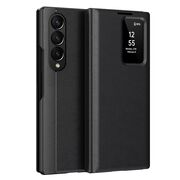 Husa pentru  Samsung Galaxy Z Fold 3 Smart Window View Tip Carte – Design Premium, Vizualizare Inteligenta, Protectie 360°, Card Slot, Textura Mata Eleganta - Negru