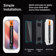 Folie pentru iPhone 16 Pro - Spigen Glas.tR EZ FIT - Clear
