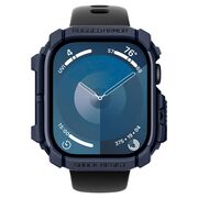 Husa pentru Apple Watch 10 46mm - Spigen Rugged Armor - Navy Blue