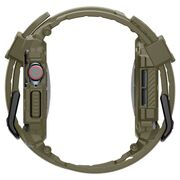 Husa pentru Apple Watch 10 46mm + Curea - Spigen Rugged Armor Pro - Vintage Khaki