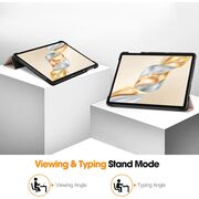 Husa pentru  Honor Pad X9a tip stand functie sleep/wake-up, protectie 360 - Roz