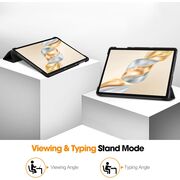 Husa pentru  Honor Pad X9a tip stand functie sleep/wake-up, protectie 360 - Negru