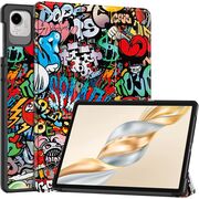 Husa pentru  Honor Pad X9a tip stand functie sleep/wake-up, protectie 360 - Graffiti